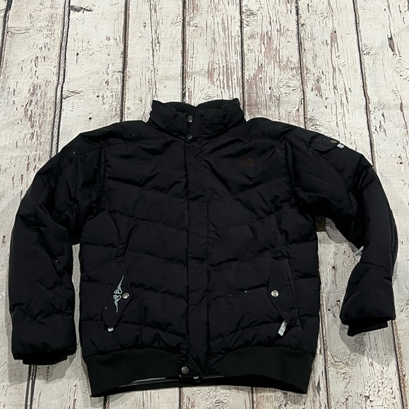 Girls The North Face Black 500 Goose Down Ski Skiing Winter Jacket